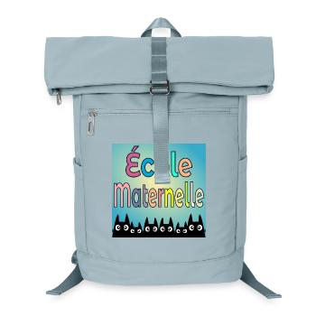 École Maternelle CHATS - Sac à dos ordinateur - bleu glacier - Devant