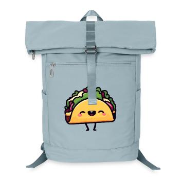 Fröhlicher Taco Toon - Laptop-Rucksack  - Eisblau - Vorne
