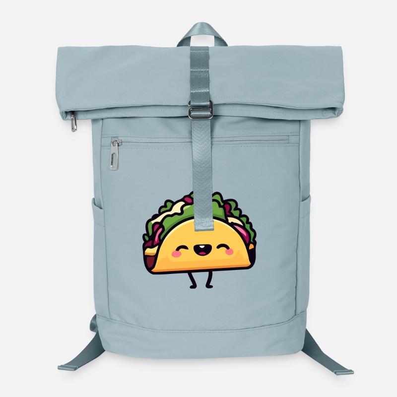 Cheerful Taco Toon Laptop Backpack