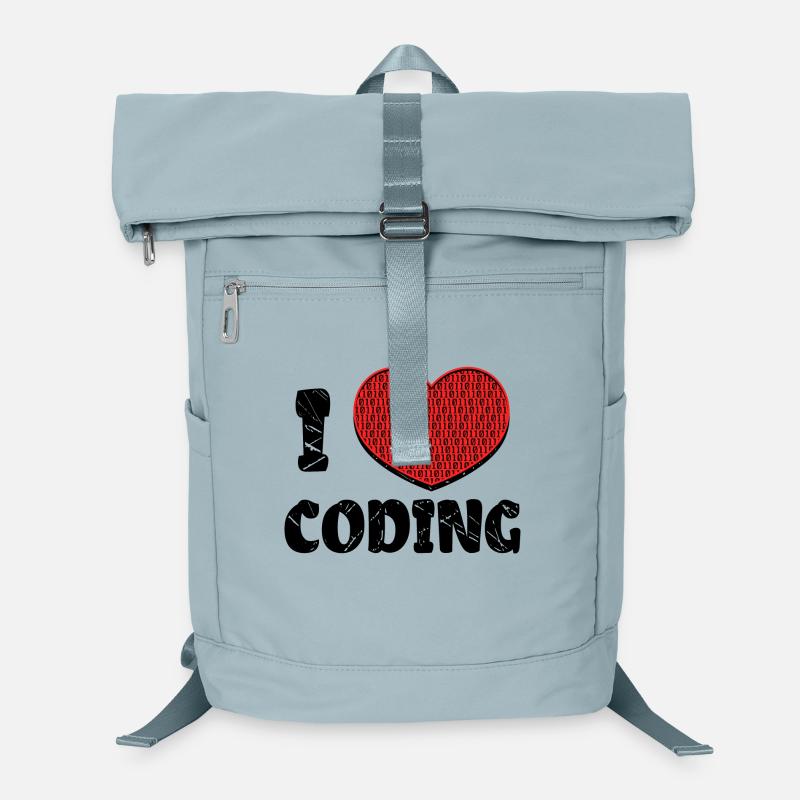 Code Developer Scripting Debug Heart Statement Laptop Backpack