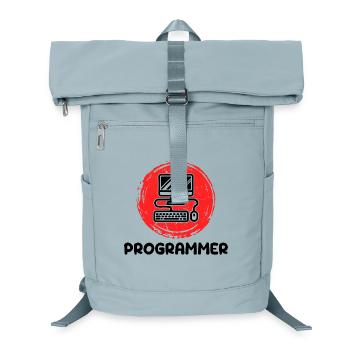 Développeur informatique Programmeur Code Scripting - Sac à dos ordinateur - bleu glacier - Devant