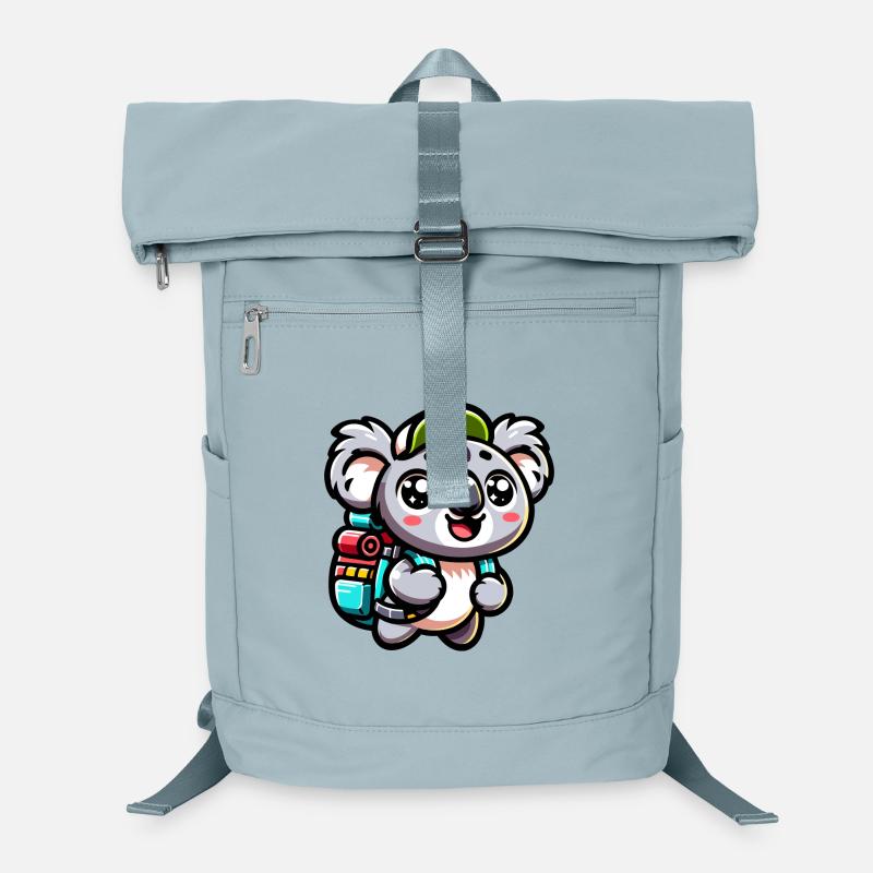 Illustration de routard Koala aventureux Sac à dos ordinateur