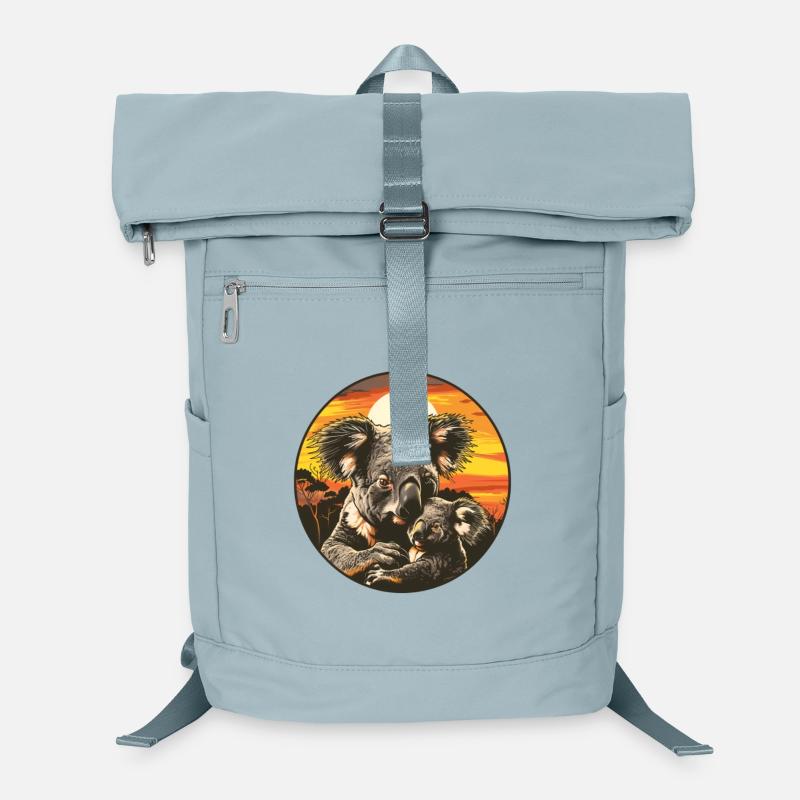 Koalabär Papa Koalabären Vater Sohn Koala Bär Laptop-Rucksack 