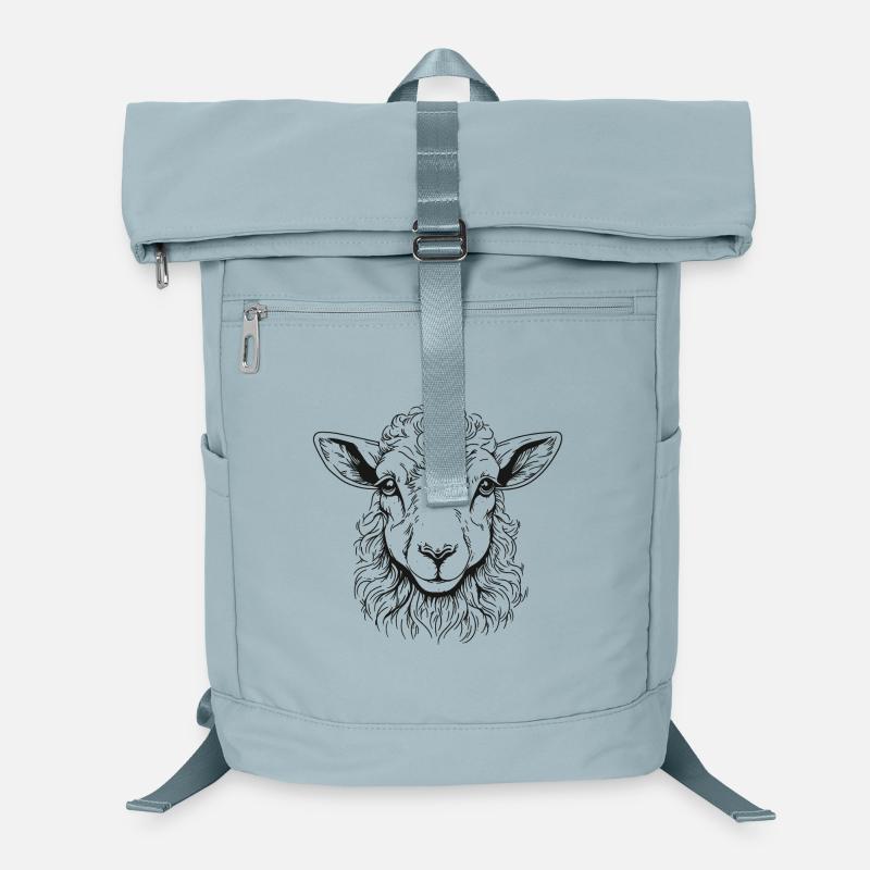 Lamb Portrait Laptop Backpack