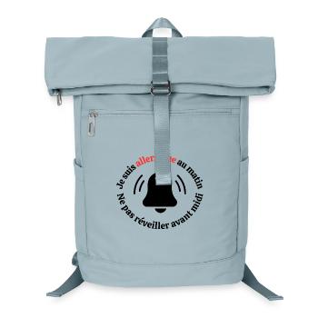 Je suis allergique au matin ! - Sac à dos ordinateur - bleu glacier - Devant