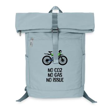 Bicycle Statement Refueling Energy Storage - Laptop Backpack - ice blue - Front