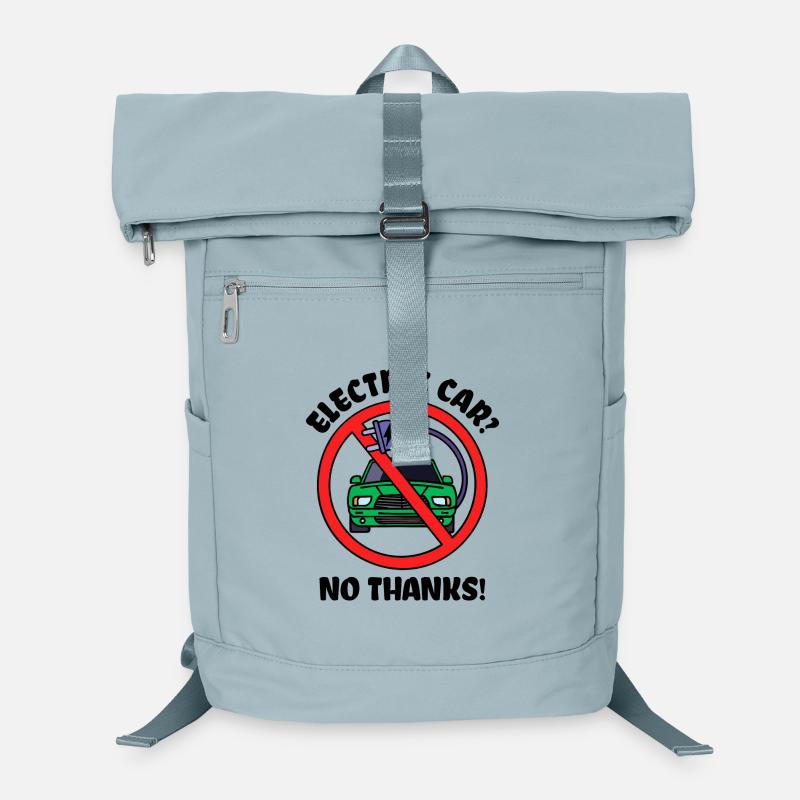 E-auto Tanken Auto Statement Benzin Energie Laptop-Rucksack 
