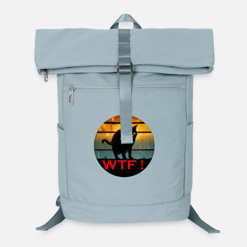 WTF Katze im Abendlicht Laptop-Rucksack 