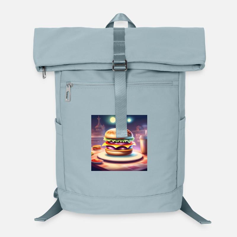 Burger, Hamburger, Fast Food Laptop-Rucksack 