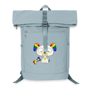 Regenbogen-Welpe - Laptop-Rucksack  - Eisblau - Vorne