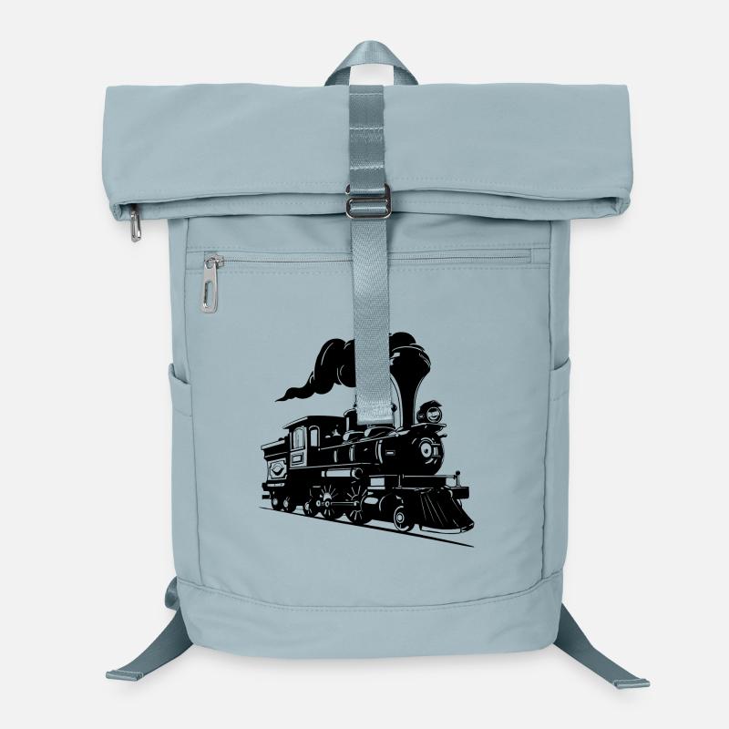 Steam locomotive Drawing Laptop Backpack