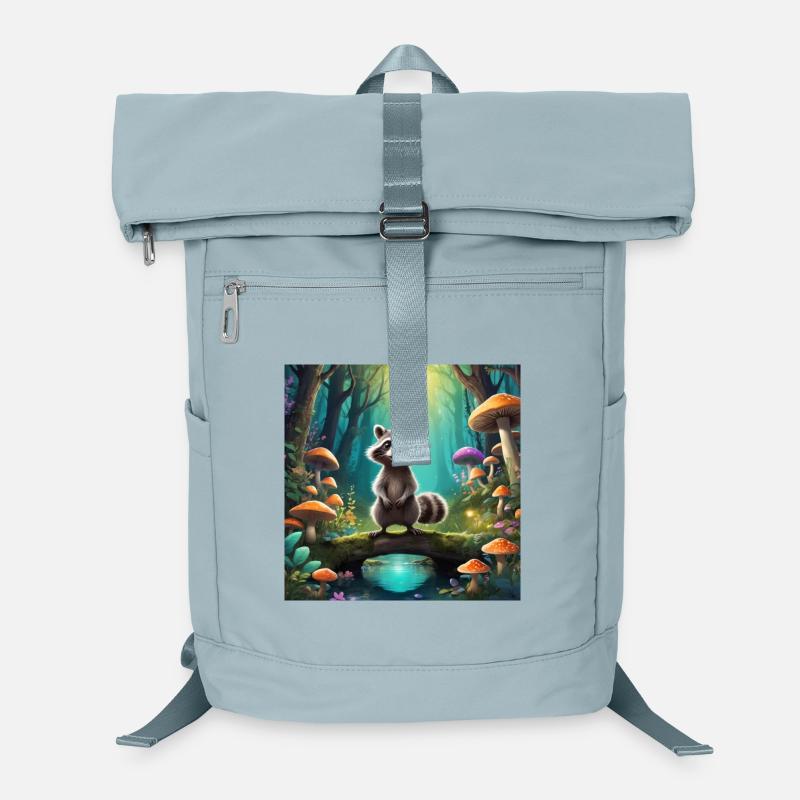 Raccoon in the enchanted forest Laptop Backpack