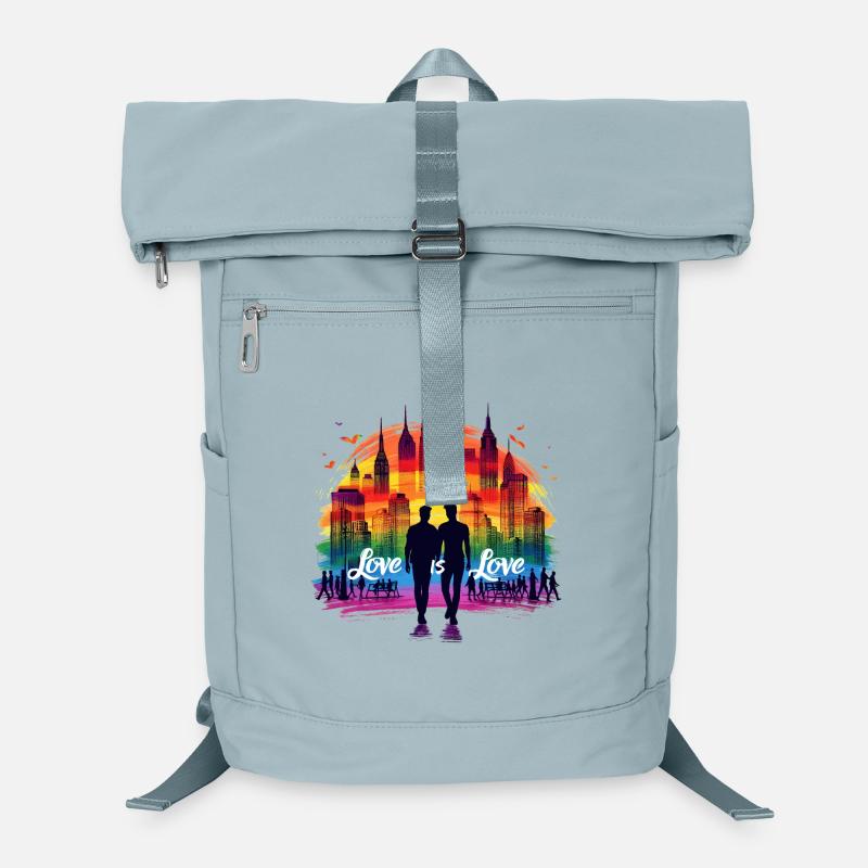 L’amour, c’est l’amour : célébrez la fierté et la diversité Sac à dos ordinateur