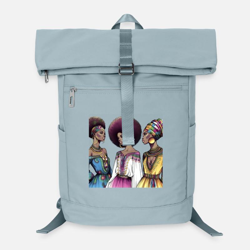 Afro style African Elegance Laptop Backpack