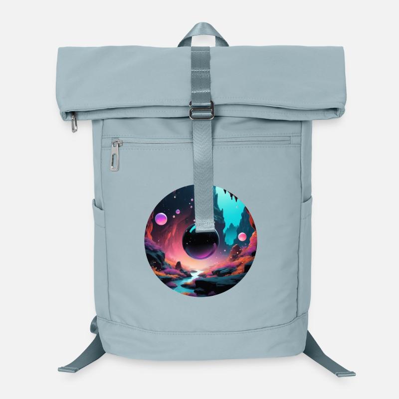 Black Sphere Laptop Backpack
