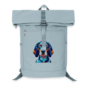Bluetick Coonhound Hunderasse Karikatur Kawaii - Laptop-Rucksack  - Eisblau - Vorne