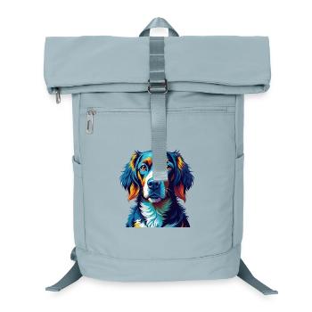 Deutsche Bracke Hunderasse Bunte Karikatur Kawaii - Laptop-Rucksack  - Eisblau - Vorne