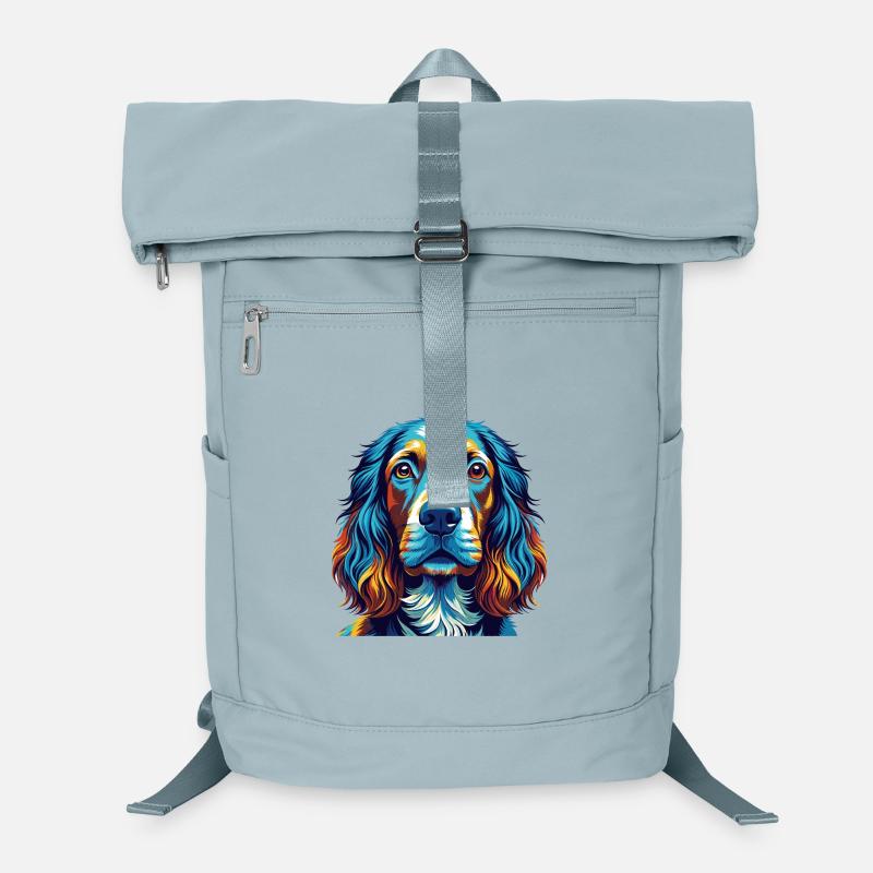 Englischer Cocker Spaniel Hunderasse Karikatur Kawaii Laptop-Rucksack 