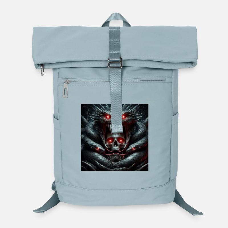 Skull devoured by snakes Laptop Backpack