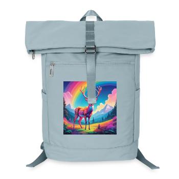 Cerf avec arc-en-ciel - Sac à dos ordinateur - bleu glacier - Devant