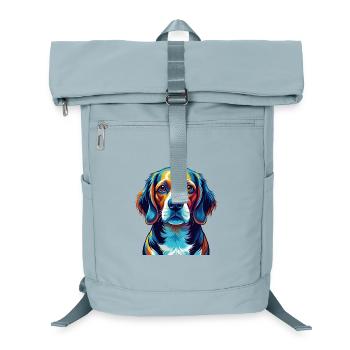 Beagle Harrier Hunderasse Bunte Karikatur Kawaii - Laptop-Rucksack  - Eisblau - Vorne