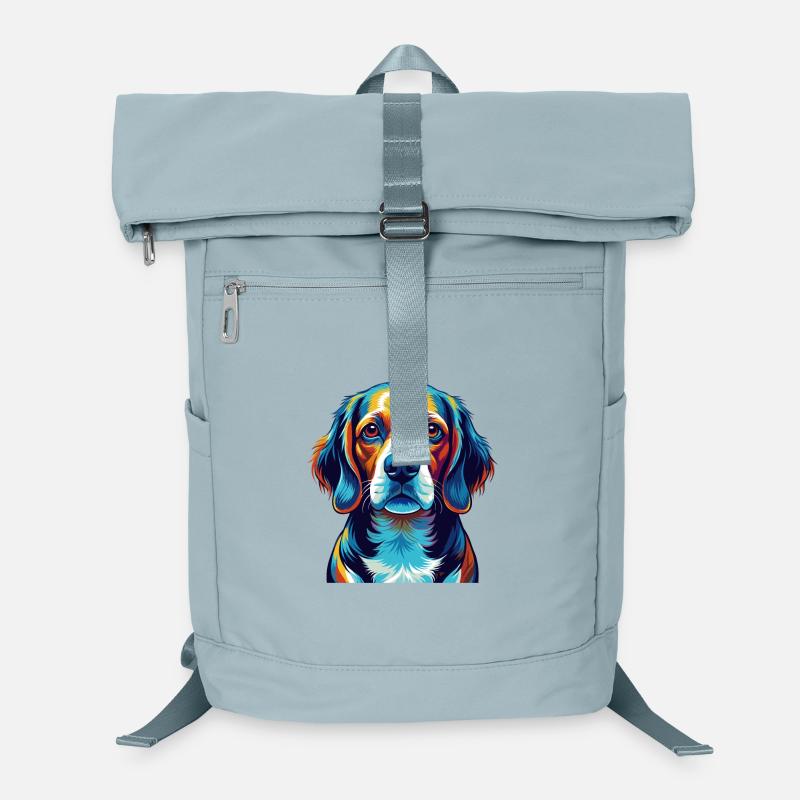 Beagle Harrier Chien Race Coloré Dessin animé Kawaii Sac à dos ordinateur