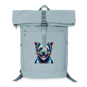 Berger De Beauce Hunderasse Bunte Karikatur Kawaii - Laptop-Rucksack  - Eisblau - Vorne