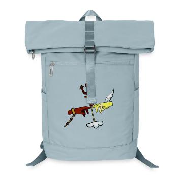 the opposites meet! - Laptop Backpack - ice blue - Front