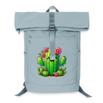 Cactus - Laptop Backpack - ice blue - Front