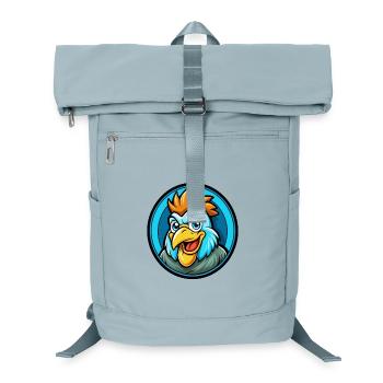 Chicken Colorful Kawaii Cartoon Character Clipart - Laptop Backpack - ice blue - Front