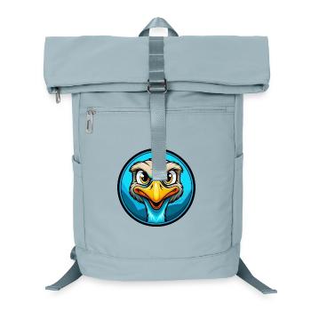 Strauß Bunte Kawaii Cartoon Figur Clipart - Laptop-Rucksack  - Eisblau - Vorne
