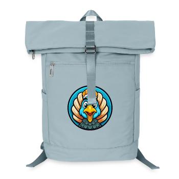 Türkei Bunte Kawaii Cartoon Figur Clipart - Laptop-Rucksack  - Eisblau - Vorne