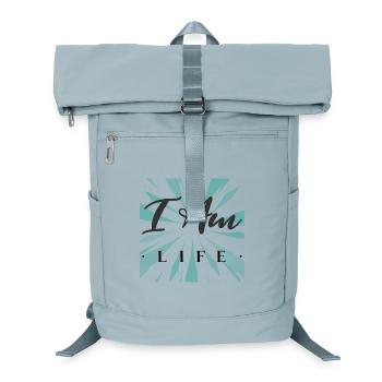 I am life - Laptop Backpack - ice blue - Front