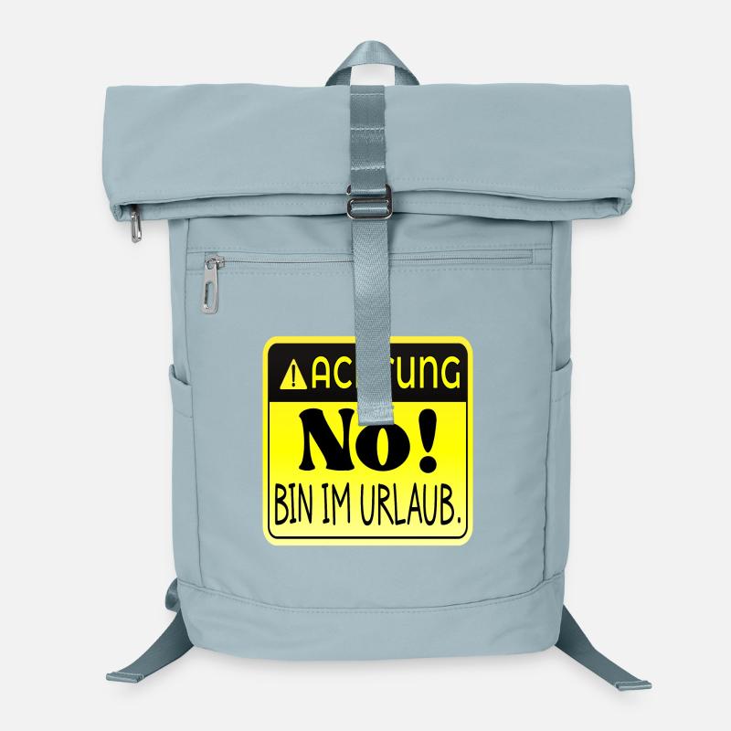 ACHTUNG BIN IN URLAUB Laptop-Rucksack 