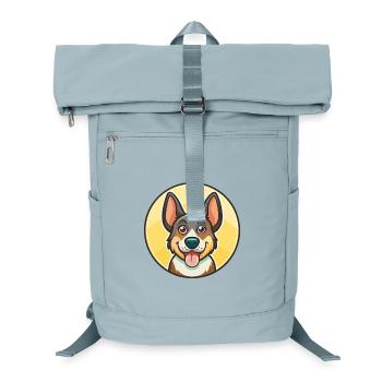 Litauische Laufhund Rasse Karikatur Kawaii Clipart - Laptop-Rucksack  - Eisblau - Vorne