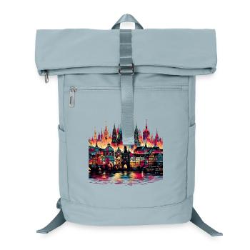 Prag Hauptstadt Tschechien Geschenk - Laptop-Rucksack  - Eisblau - Vorne