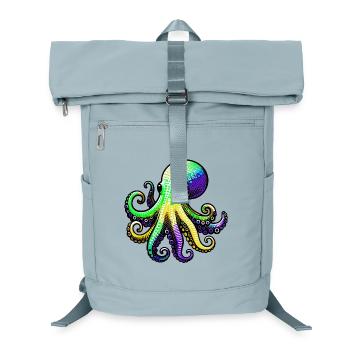 Octopus - Laptop Backpack - ice blue - Front