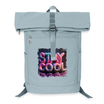 Stay cool text in 3D - Laptop Backpack - ice blue - Front