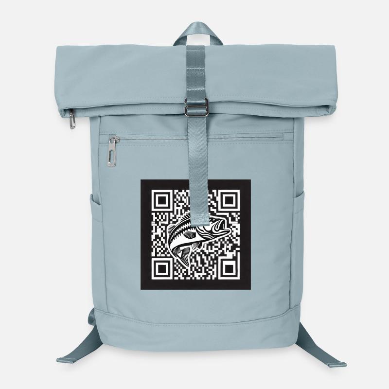 Design de code QR Perch Sac à dos ordinateur