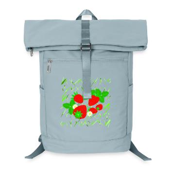 Fraises de différentes tailles - Sac à dos ordinateur - bleu glacier - Devant