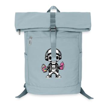 Graffiti Sprayer - Laptop-Rucksack  - Eisblau - Vorne