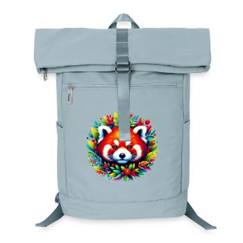 Kleiner Panda - Laptop-Rucksack  - Eisblau - Vorne