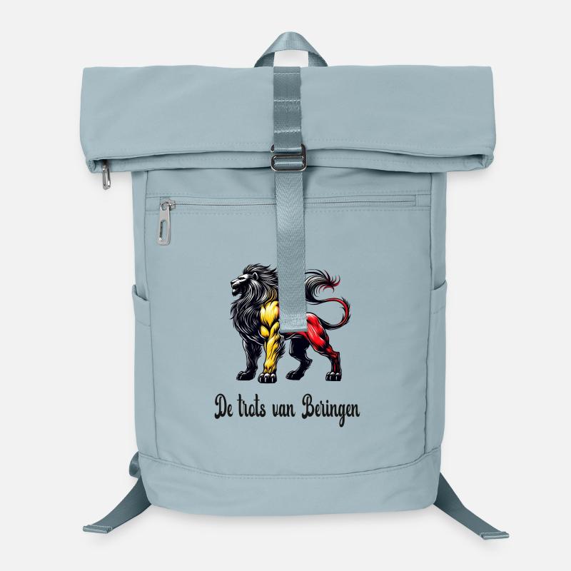 Beringen lion flag design Laptop Backpack