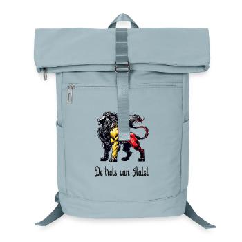 Aalst lion flag design - Laptop Backpack - ice blue - Front