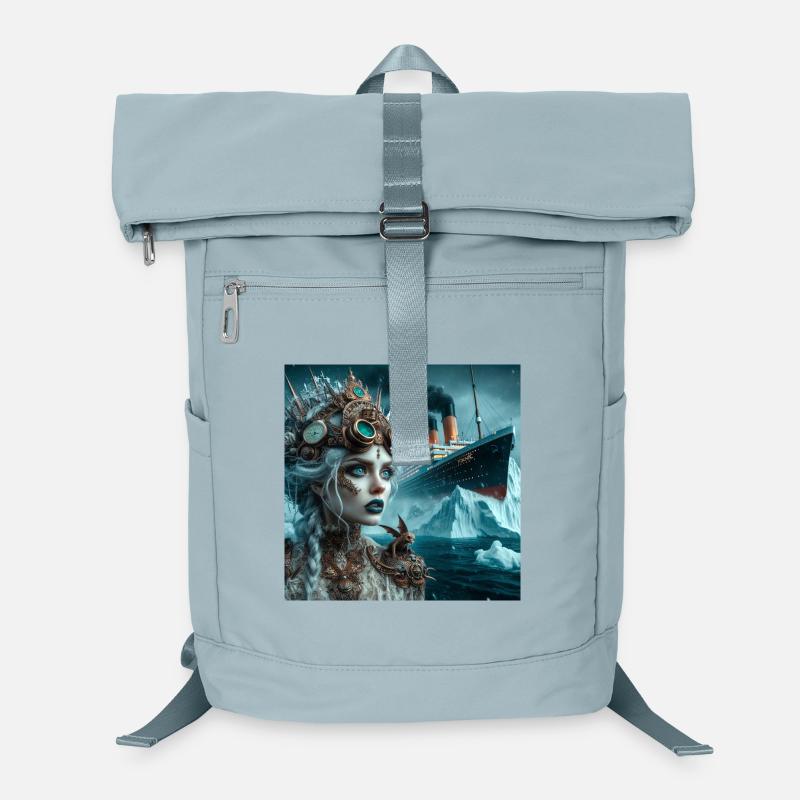 Steampunk Mermaid Titanic Laptop Backpack
