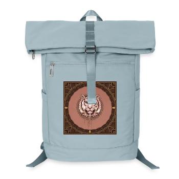 Captivating and artistic representation of the face - Laptop Backpack - ice blue - Front