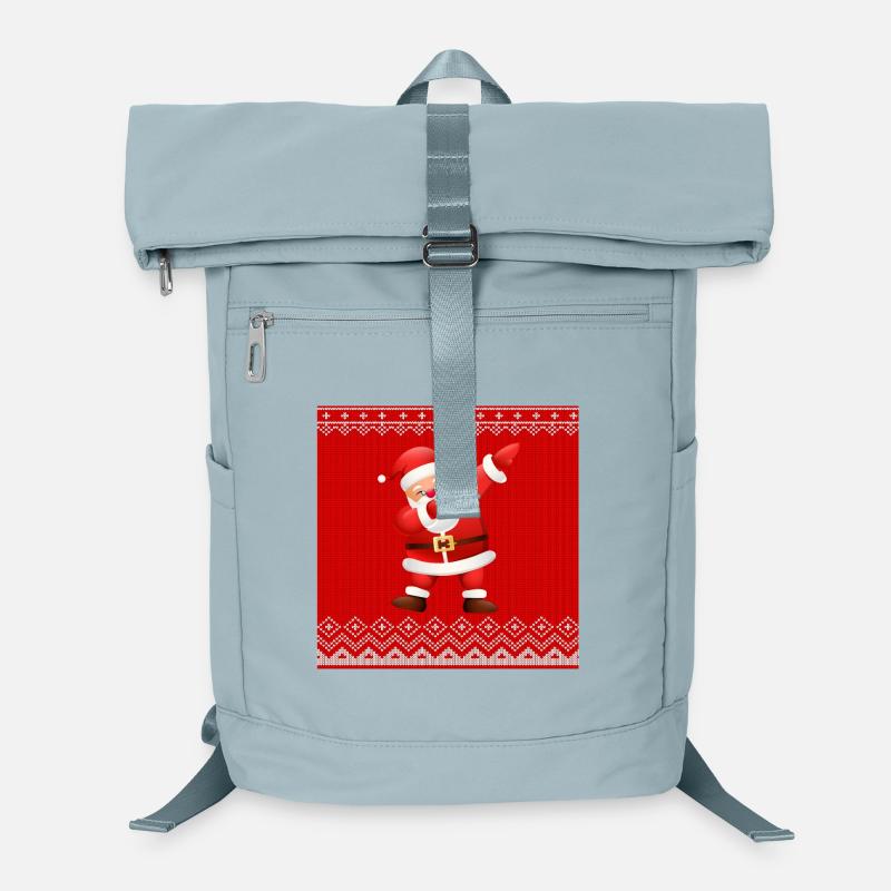 joyeux noël, joyeuses fêtes, santa Sac à dos ordinateur