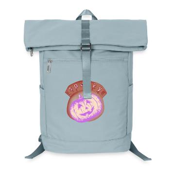 Lilac Halloween Bright Pumpkin - Laptop Backpack - ice blue - Front