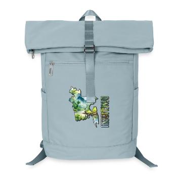 Watercolor Map Bangladesh - Laptop Backpack - ice blue - Front