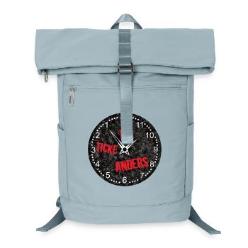 uhr - Laptop-Rucksack  - Eisblau - Vorne